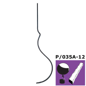 Tyč ozdobná P/035A-12, h900mm T13-P/035A-12
