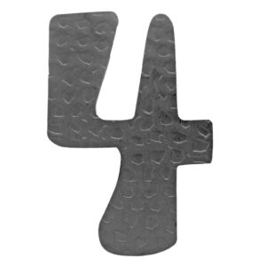 Číslica kovaná "4" h120, t2mm V5/24-4-t2