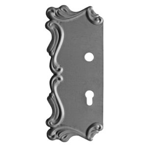 Štítok bránový zdobený Ľ 315x135, t2, a85, d20mm D1/64L-85