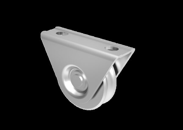 Kladka pojazdu - komplet - U, INOX, D80 H8/31U-80-R10