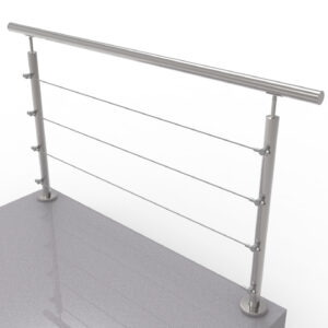 Nerezové lankové zábradlie, 1500x900mm A/ZCVR90-1500