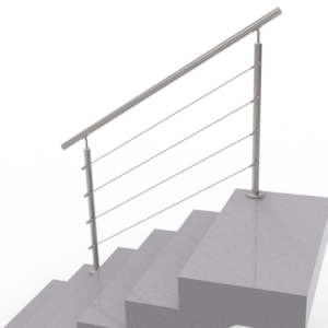 Nerezové lankové zábradlie na schody, 1500x900mm A/ZCVS90-1500