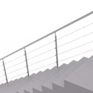 Nerezové lankové zábradlie na schody, 6000x900mm A/ZCVS90-6000