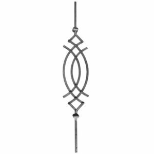Tyč ozdobná h900, b155mm, 12x12mm T10/745A