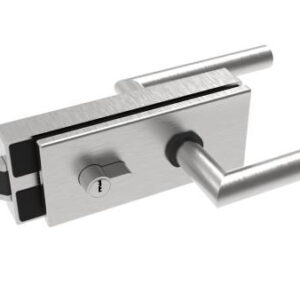 Zámka pre sklenené dvere AISI304 + vložka PZ GS-304/D-206/S