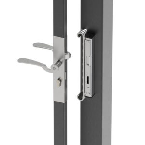 Zámkový set 50x30, s elektrom. zámkom B1/18 BR/50x30-set E