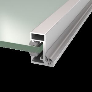 Zárubňový profil pre sklenené dvere GS-AL/ZG-N-E-U