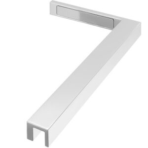 Stabilizačný uholník sklo-stena 25 x 14 cm GS-MS/ZP-900R/P/Cr