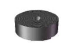 EPDM páska čierna samolepiaca 3x20x5000mm SOL-EFT-01