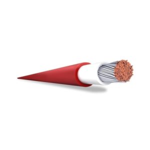 Vodič ohybný solárny 1x4mm/100m bezhalog. červený SOL-H1Z2Z2-K 1x4 red