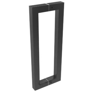 Madlo - brusený nerez AISI304, BLACK GS-BLACK/M3-20-500/S
