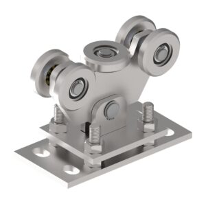 Vozík nosný INOX, profile 60x60 H8/34-4-60x60