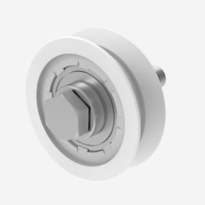 Pojazdové koliesko nylonové - U, INOX, D80mm H8/06U-80-R10-NYLON