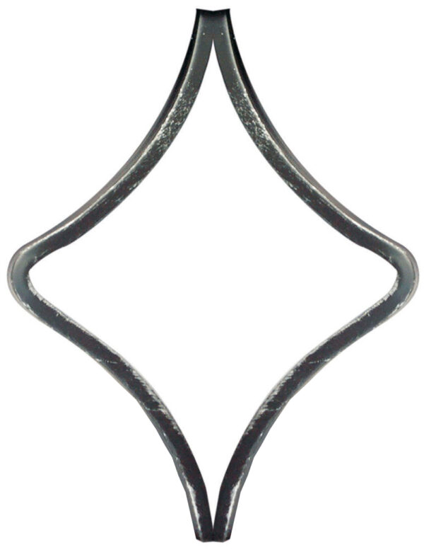 Element tvaru-pika h200, b95, 12x6mm