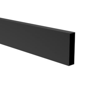 Hliníková plotová výplň 20 x 80 - 6,0 m - Čierna  RAL 9005