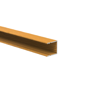 Hliníkový plotový adaptér pre výplne 20 mm a pre fasádny systém, 25 x 25 – 6,0 m – drevo dekor SVETLÝ DUB - W02
