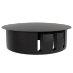 Záslepka pre AL profil - čierna, PVC, D30mm