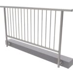 Zábradlie vertikal, BK- rovné AISI304, D42,4/d12ve