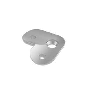 Vanička na držiak madla AISI316, D48,3mm/90st°