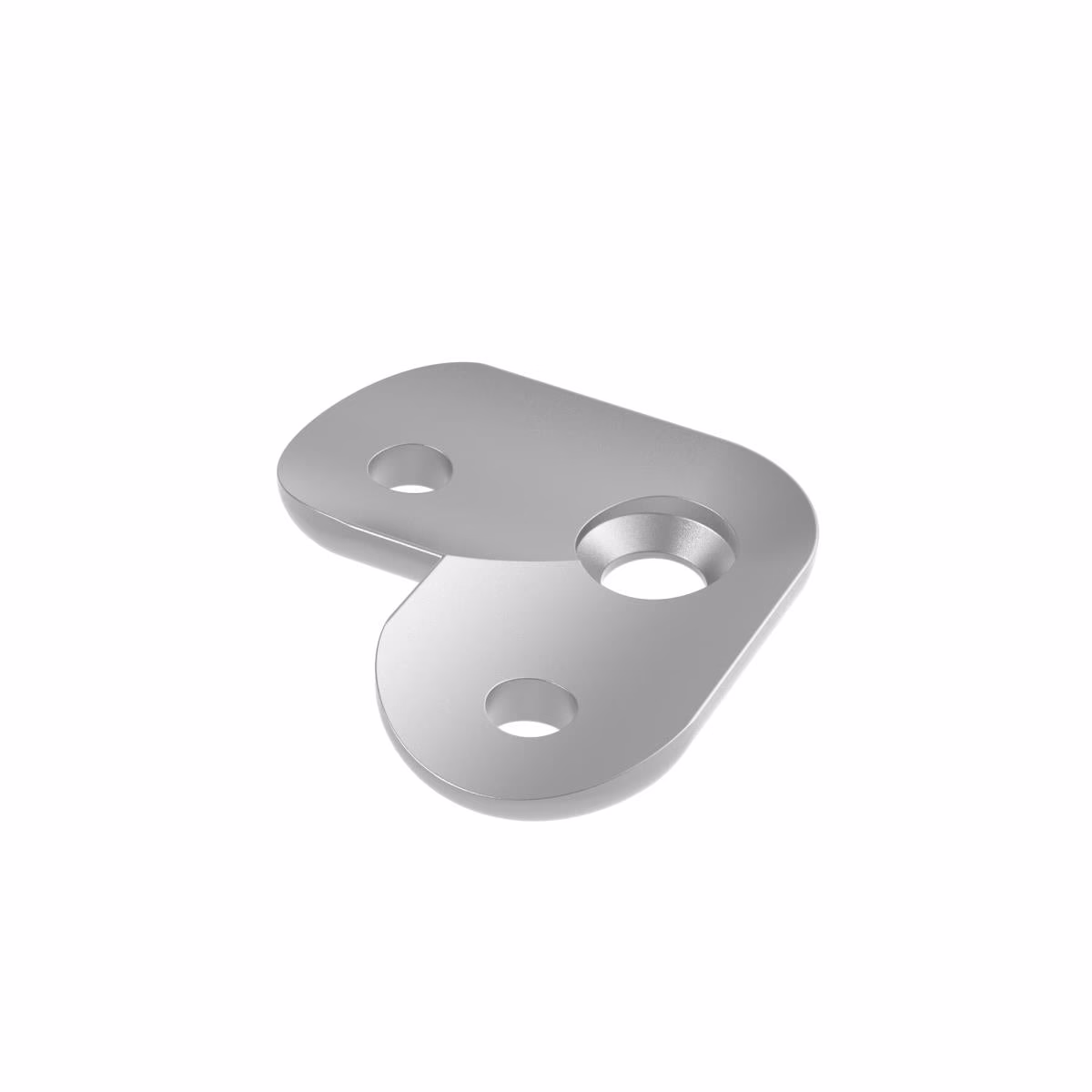 Vanička na držiak madla AISI316, D48,3mm/90st°