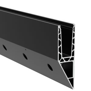 Celosklenené zábradlie-profil dutý-bočné kotvenie