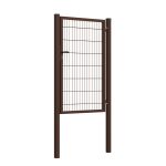 Bránka 1kr. 2D BOX ZnPVC 1000x1500mm RAL 8017 hnedá