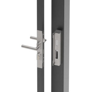 Zámkový set 40x40 AISI304 s elektrom. zámkom B1/18