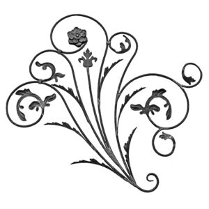 Ornament ľavý 880x830, D12mm