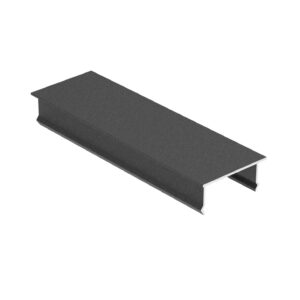 Hliníková krytka vertikálnej plotovej výplne, 40 x 80 - Antracit RAL 7016