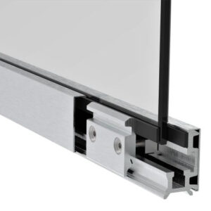 Zasklenie pevné -  set 3m profilu elox-inox