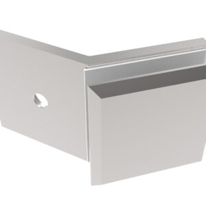 Zasklenie pevne - držiak skla, 135°,Zamak,T 8-10mm