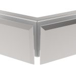 Zasklenie pevne - spojka skla 135° Zamak,T 8-10 mm