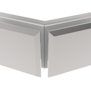 Zasklenie pevne - spojka skla 135° Zamak,T 8-10 mm