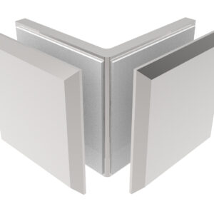 Zasklenie pevne - spojka skla 90° Zamak,T 8-10 mm