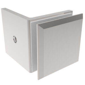 Zasklenie pevne - držiak skla, 90°,Zamak,T 8-10mm