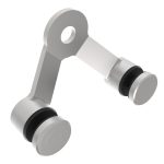 Zasklenie pevne - spider 02 AISI304, 2xD30mm/90°/T