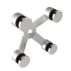 Zasklenie pevné - spider 04 AISI304, 4xD30mm/90°