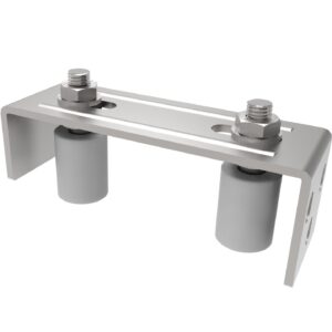 Vedenie horné 2 rolky, INOX, 165x57mm, D30
