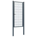 Bránka 1kr. SQUARE ZnPVC 1000x2000mm, antracit