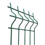 Zváraný plotový panel 3D ZnPVC 2500x2030x4mm zelená