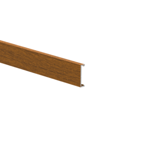 Hliníková fasádna lišta, 25 x 6 – 6,0 m – drevo dekor ZLATÝ DUB - W03