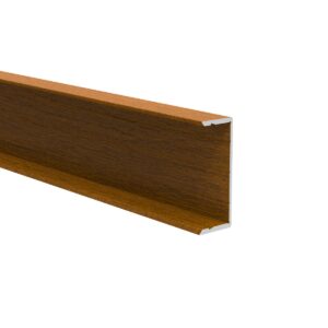 Hliníkový plotový adaptér pre výplne 40 mm a pre fasádny systém, 45 x 20 – 6,0 m – drevo dekor ZLATÝ DUB - W03