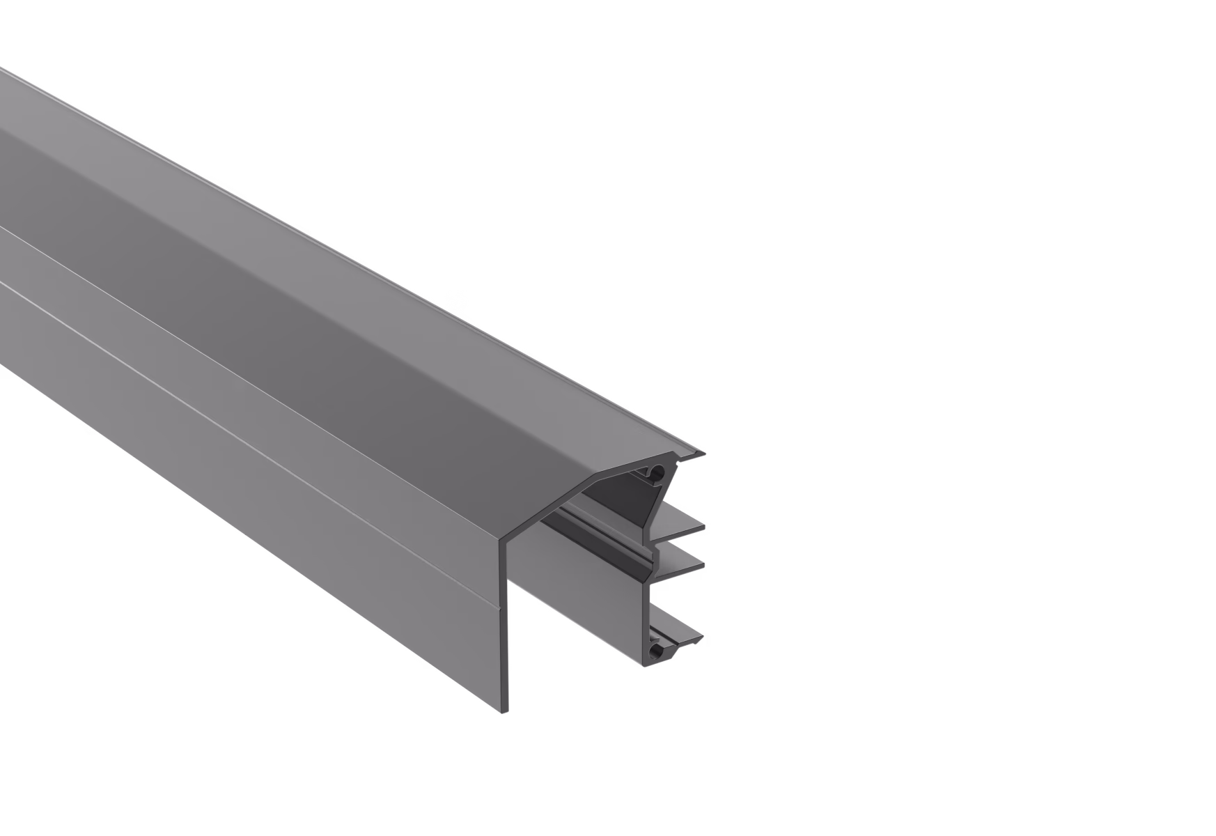 Vodiaci profil horný pre posuvné brány 6000mm R7016