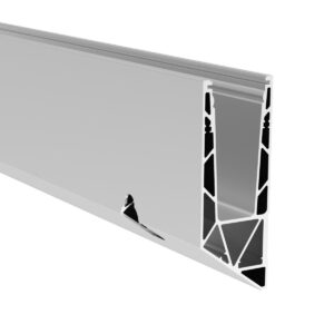 Celosklenené zábradlie-profil dutý-bočné kotvenie