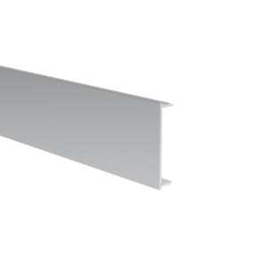 Click - lock krycia lišta plotového profilu 70x70 a U-adaptéra plotového a fasádneho systému, 41 x 09 - 6,0 m - Natural