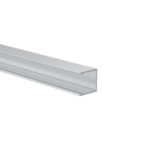 Hliníkový plotový adaptér pre výplne 20 mm a pre fasádny systém, 25 x 25 – 6,0 m – Natural