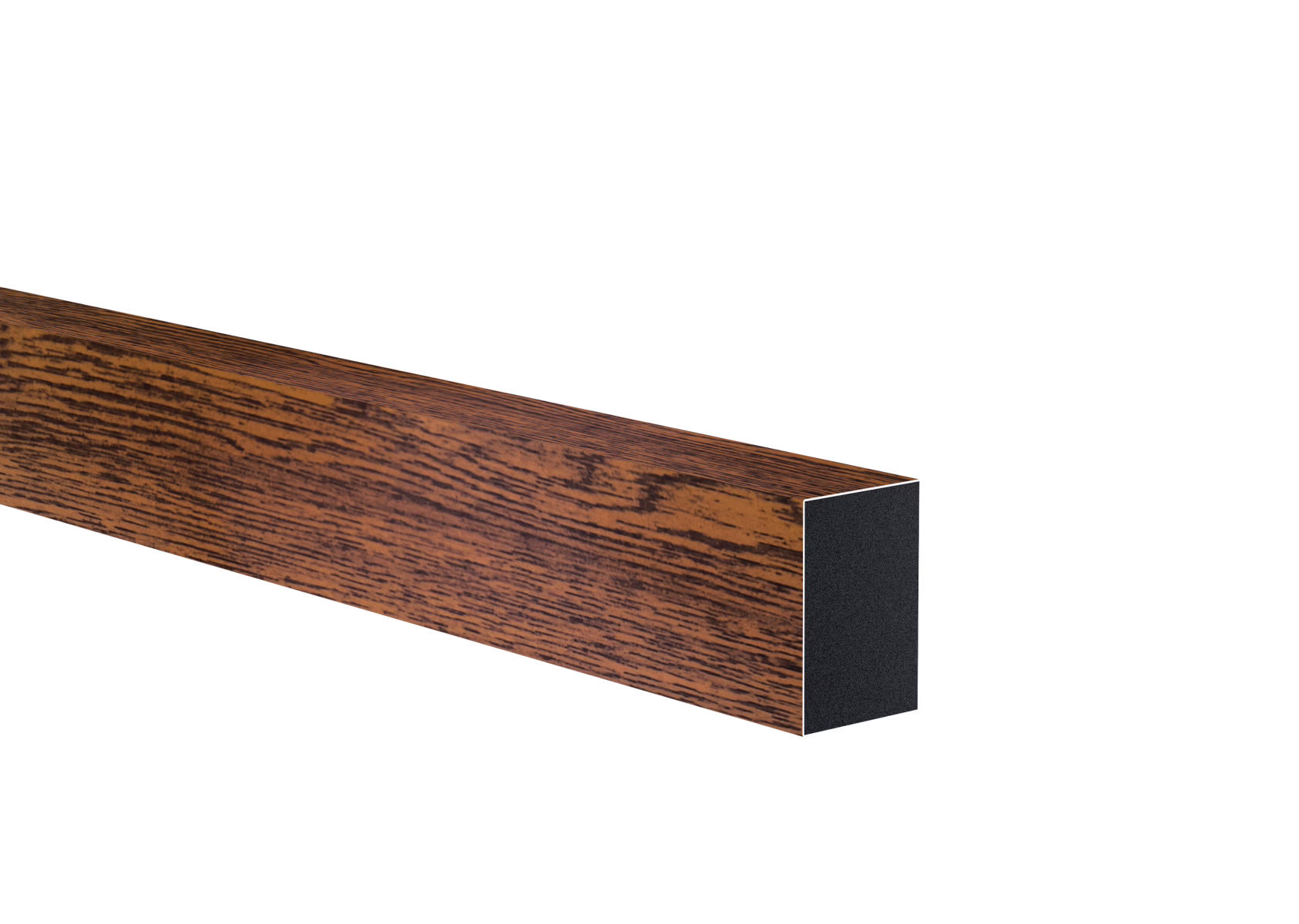 Hliníková plotová výplň 40 x 60 x 1 - 6,0 m drevo dekor TMAVÝ ORECH  W01