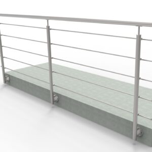 Nerezové zábradlie, AISI304, 3000x1000mm, BR