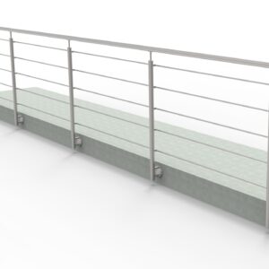 Nerezové zábradlie, AISI304, 6000x1000mm, BR