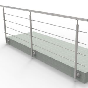 Nerezové zábradlie, AISI304, 3000x900mm, BR